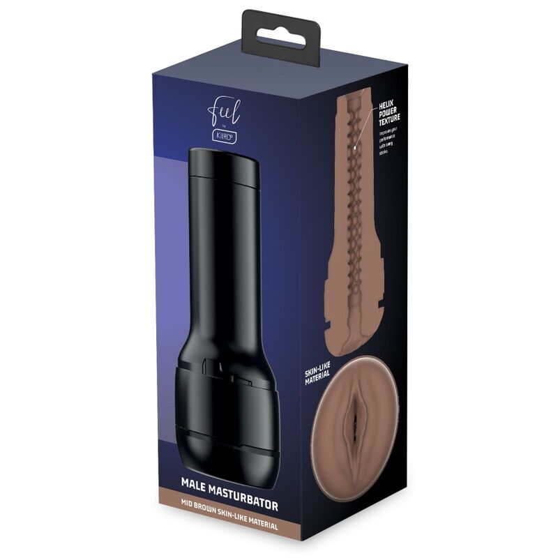 KIIROO - STIMULATEUR MASTURBATEUR FEEL STROKER - MARRON - Sensualia