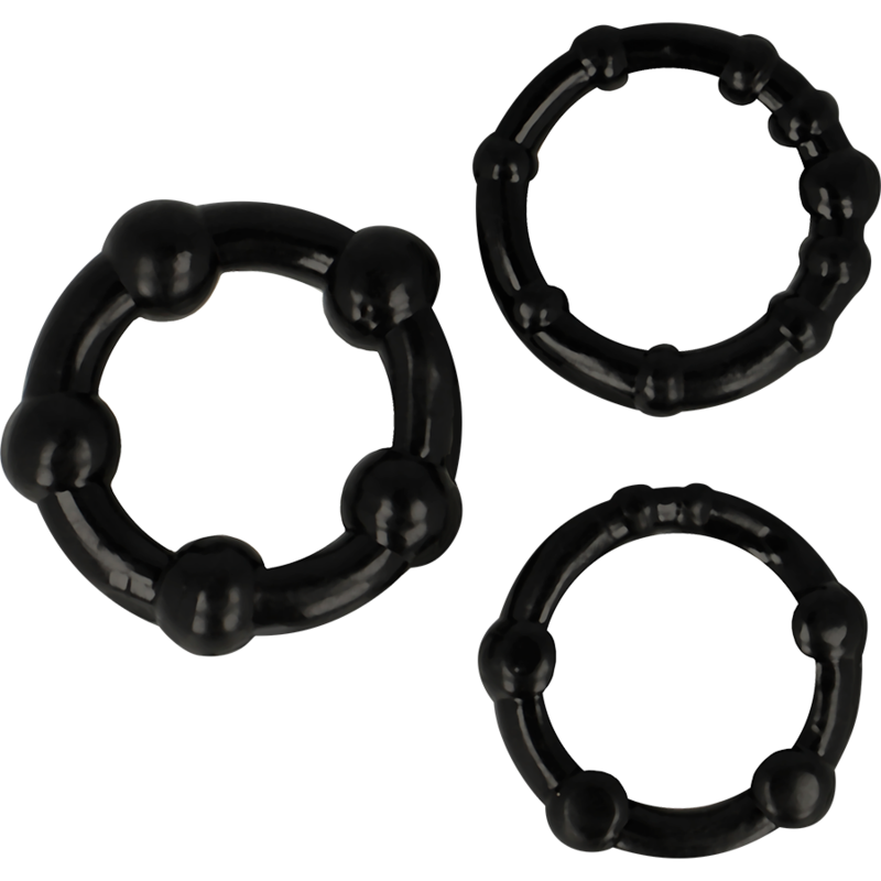 OHMAMA - ENSEMBLE DE 3 ANNEAUX EN SILICONE OHMAMA