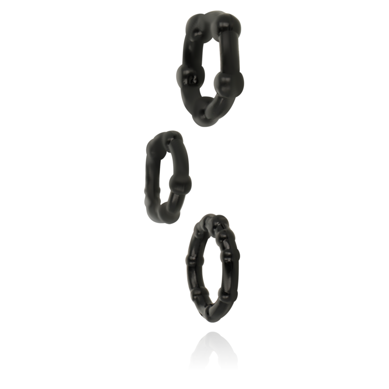 OHMAMA - ENSEMBLE DE 3 ANNEAUX EN SILICONE OHMAMA