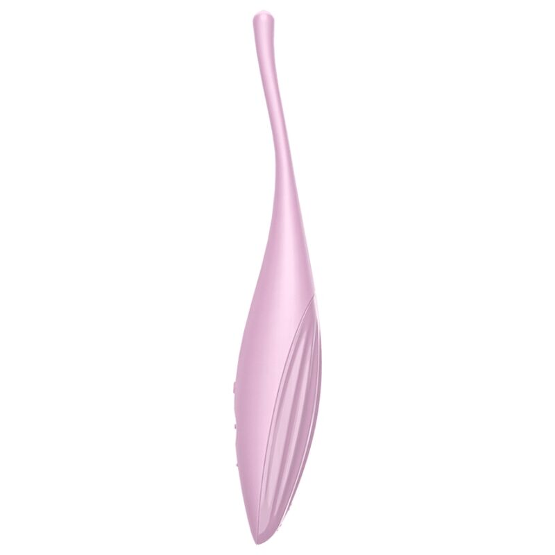 SATISFYER - VIBRATEUR POINTE DE CLIT TWIRLING JOY ROSE - Sensualia