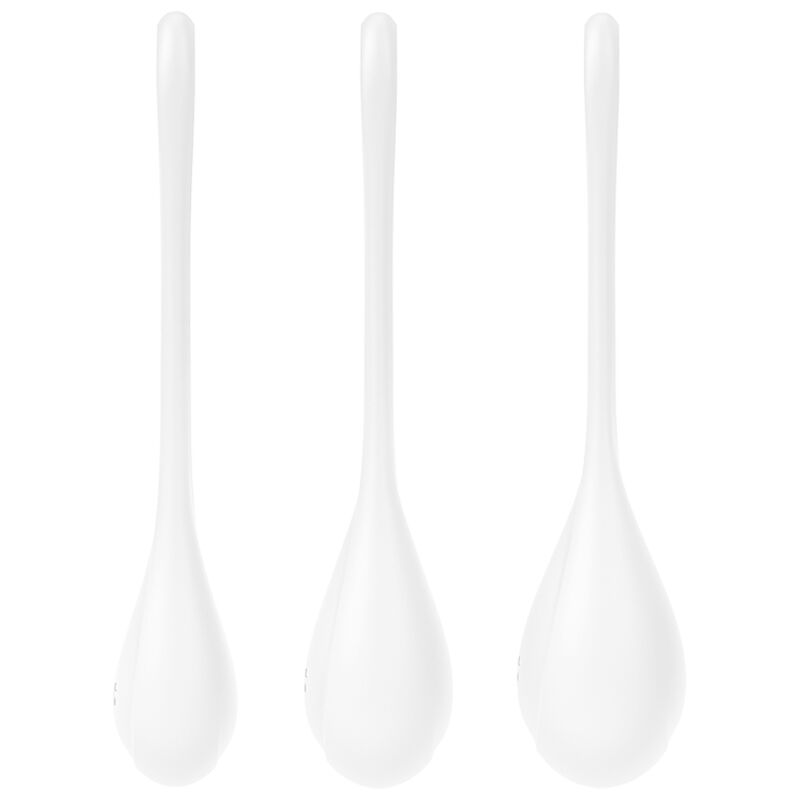 SATISFYER - ENSEMBLE ENTRAÎNEMENT YONI POWER 1 BLANC - Sensualia