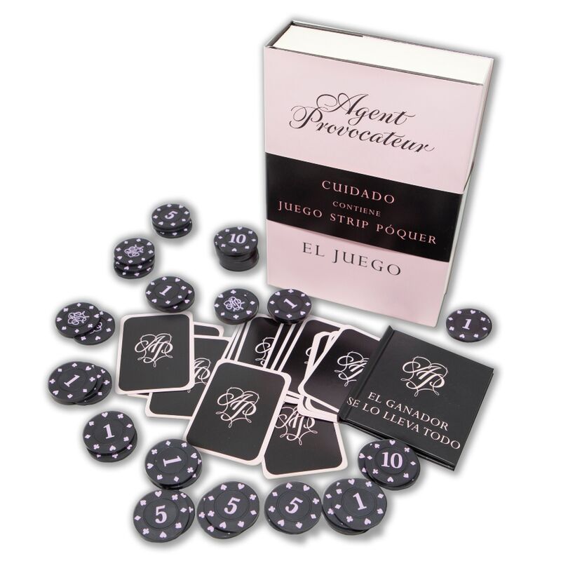 DIABLO PICANTE - JEU DE JETONS ET CARTES DE POKER  RAYURES - Sensualia