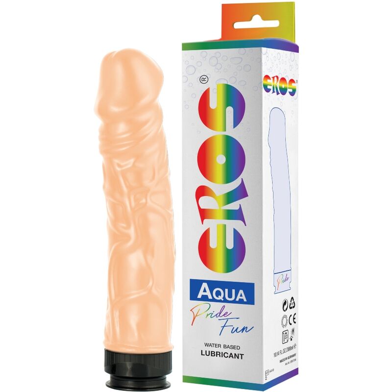 PRIDE - EROS AQUA LGBT PRIDE DILDO ET LUBRIFIANT À BASE D''EAU - Sensualia