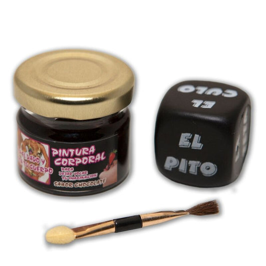 DIABLO PICANTE - PEINTURE AU CHOCOLAT ET MATRICE POUR LE CORPS - Sensualia