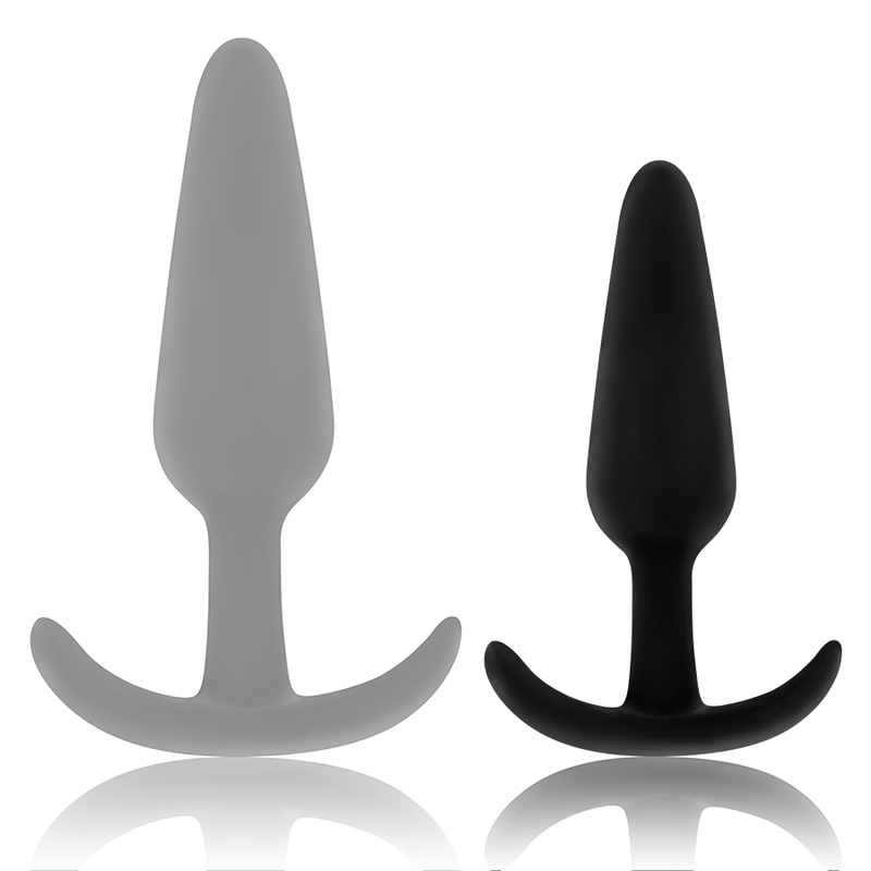 OHMAMA - BOUCHON ANAL EN SILICONE AVEC PETITE POIGNÉE - Sensualia