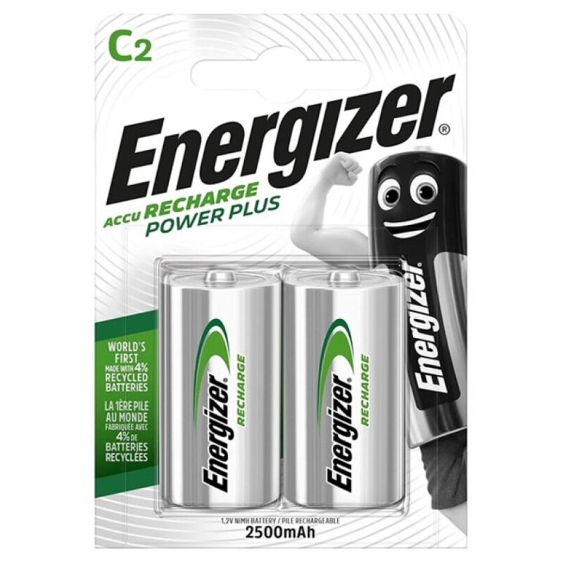 ENERGIZER - BATTERIE RECHARGEABLE POWER PLUS HR14 C 2500mAh 2 UNIT? - Sensualia