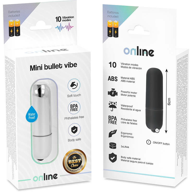 ONLINE - MINI BALLE VIBRANTE ARGENT ONLINE