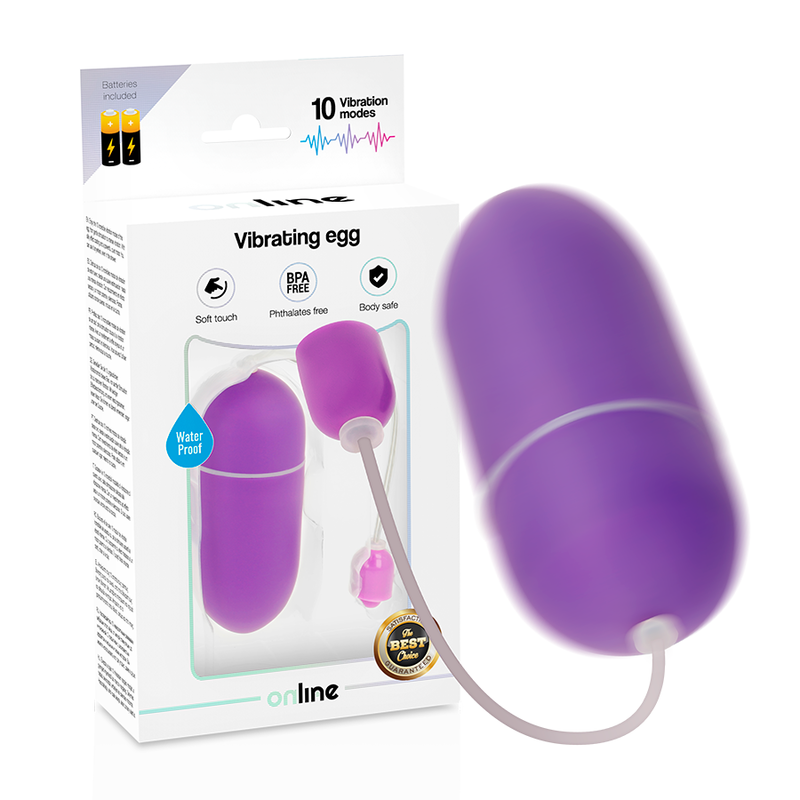 ONLINE - OEUF VIBRANT IMPERMÉABLE LILAS - Sensualia