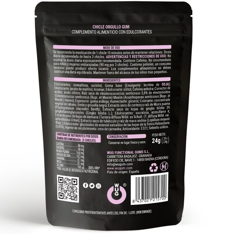 WUG SEX SENSE - ORGULLO LGBT PRIDE 10 UNITS - Sensualia