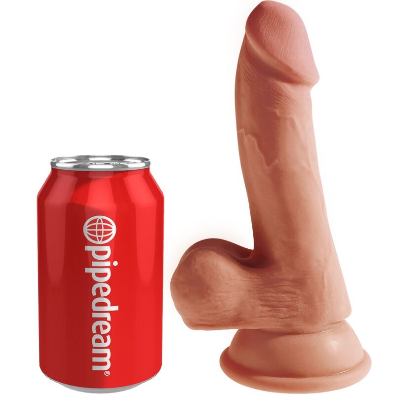 KING COCK - PLUS GODE 3D AVEC BOULES 17 CM - Sensualia