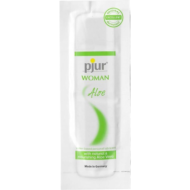 PJUR - FEMME LUBRIFIANT BASE EAU ALOÈS 2 ML - Sensualia
