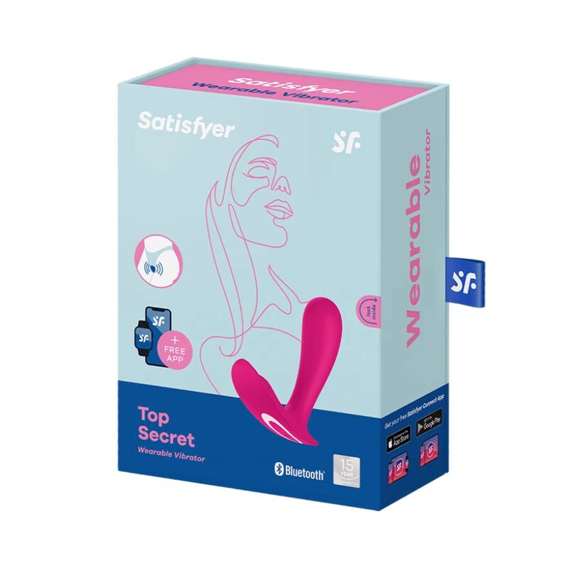 SATISFYER - VIBRATEUR TOP SECRET ROSE - Sensualia
