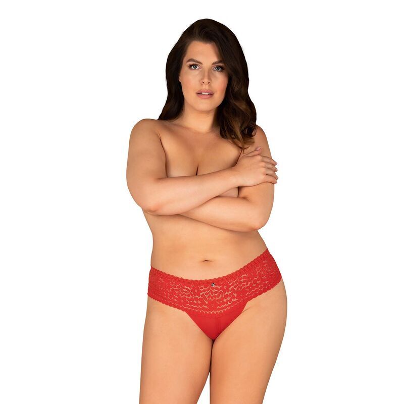 OBSESSIVE - BLOSS MINA PANTIES 4XL/5XL - Sensualia