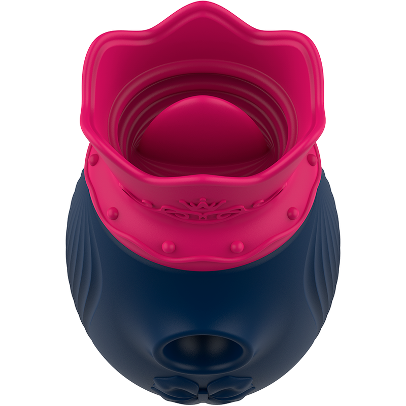 INTENSE - STIMULATEUR CLIT 10 FRÉQUENCES DE LÉCHAGE ET DASPIRATION - BLEU INTENSE FUN