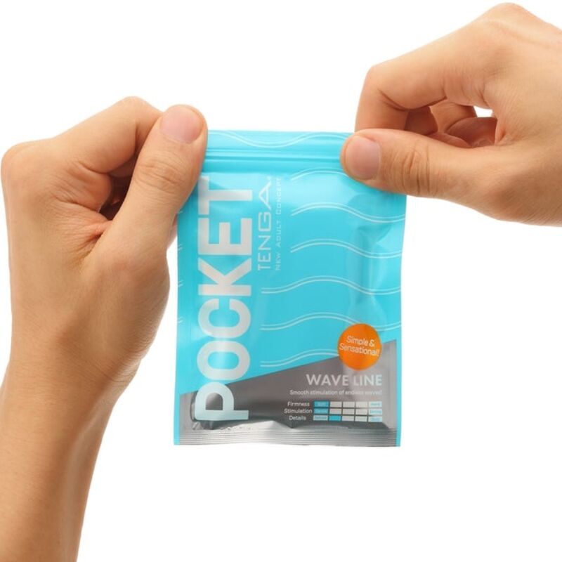 TENGA - MASTURBATEUR DE POCHE WAVE LINE TENGA
