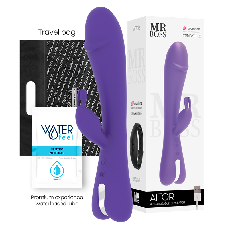 MR BOSS - AITOR RABBIT COMPATIBLE AVEC LA TECHNOLOGIE SANS FIL WATCHME - Sensualia