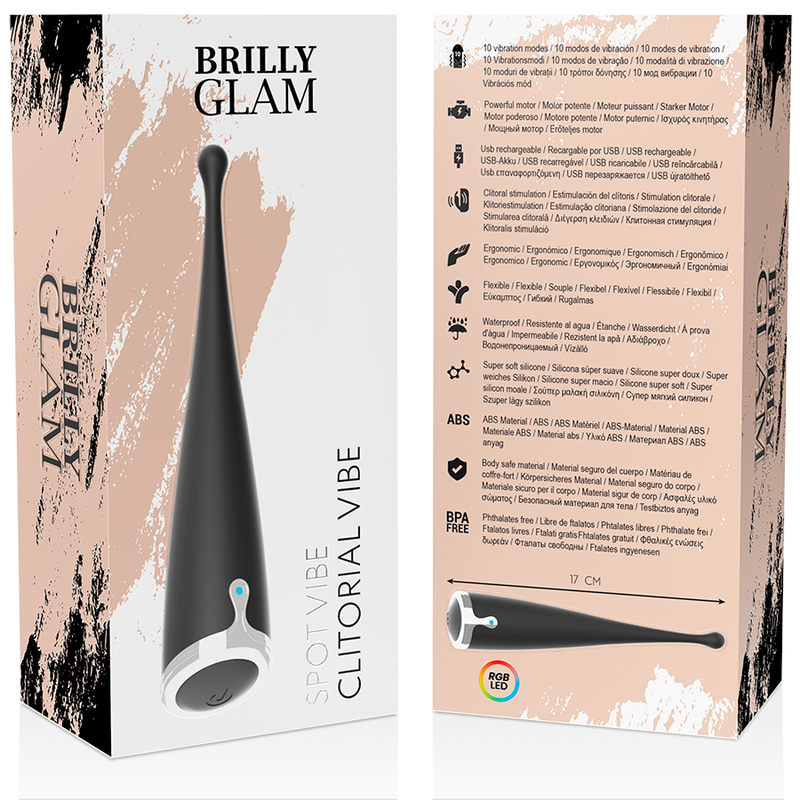 BRILLY GLAM - SPOT VIBE CLITORIAL NOIR - Sensualia