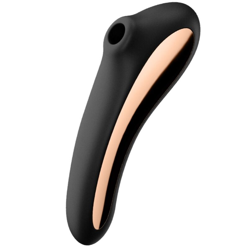 SATISFYER - VIBRATEUR DUAL KISS AIR PULSE NOIR - Sensualia