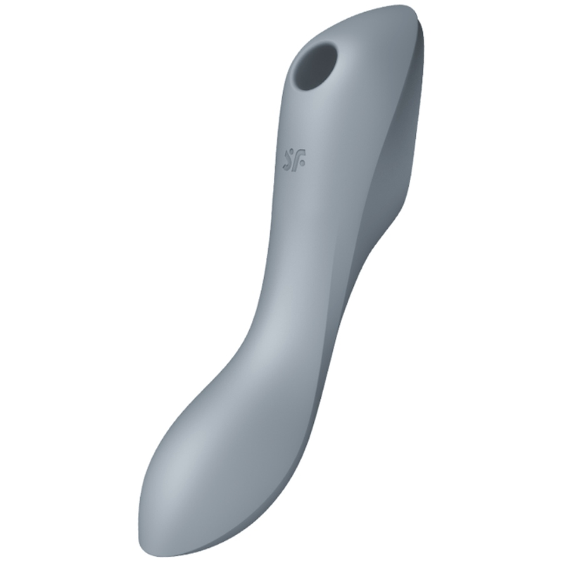 SATISFYER - STIMULATEUR ET VIBRATEUR CURVY TRINITY 3 GRIS - Sensualia