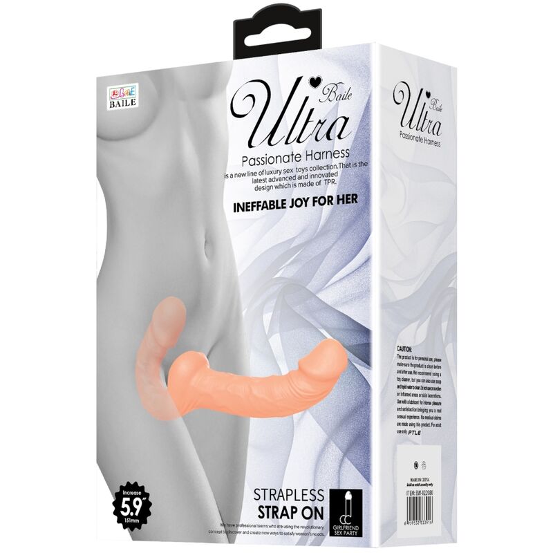 BAILE - GODE DE ULTRA PASSIONNÉE AVEC HARNAIS SANS SUPPORT - Sensualia