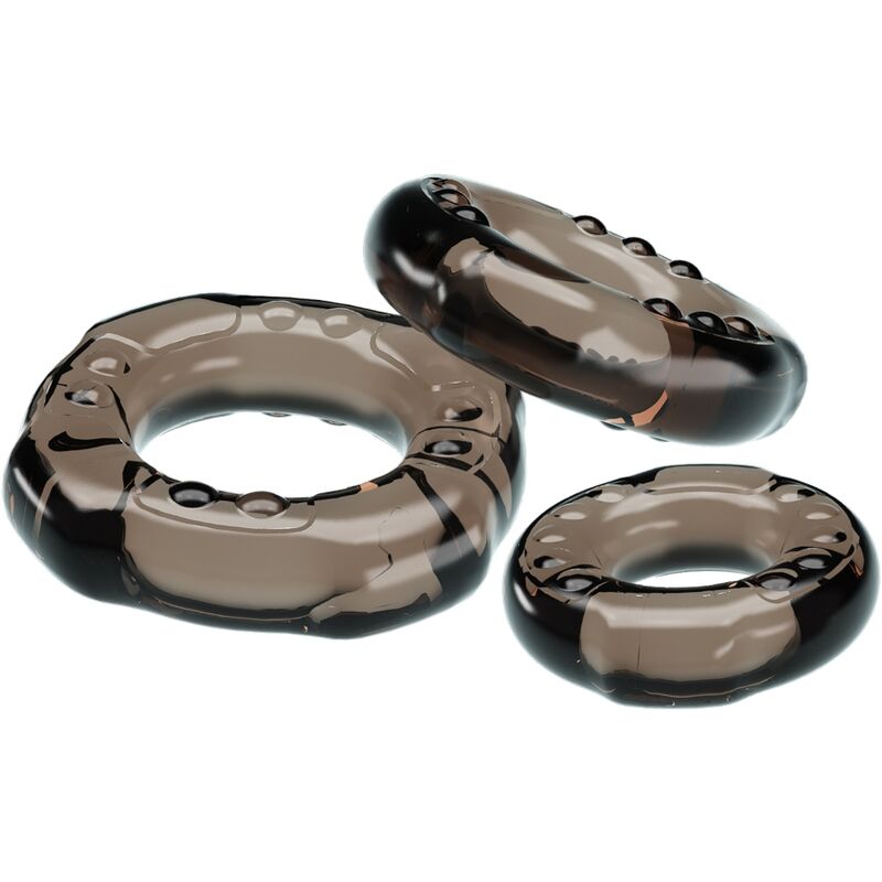 BAILE - COCK RINGS YVONNE ENSEMBLE 3 ANNEAUX PÉNIS - Sensualia
