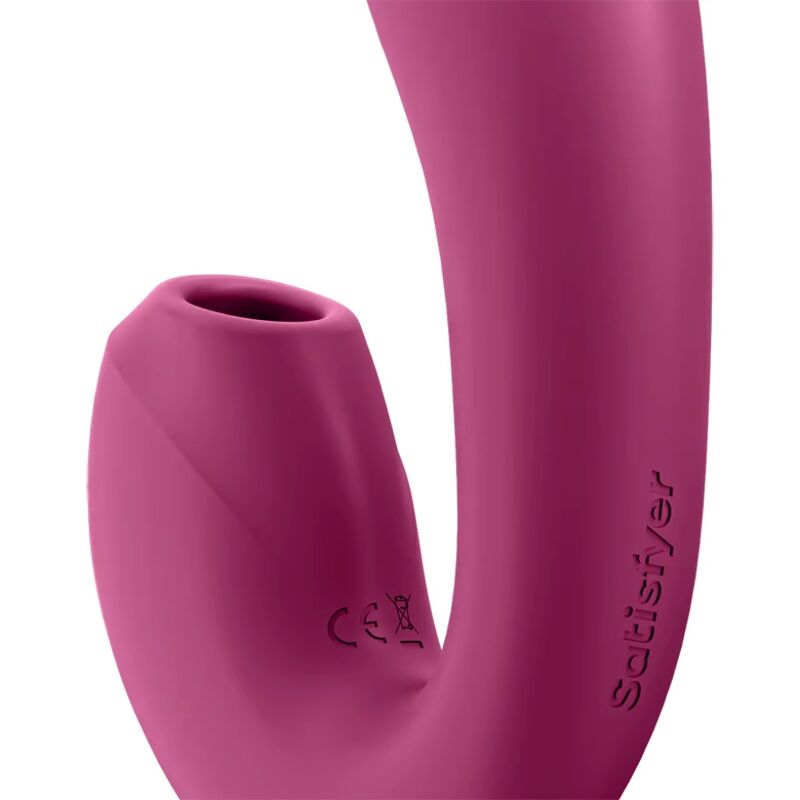 SATISFYER - APPLICATION SUNRAY STIMULATEUR ET VIBRATEUR ROUGE - Sensualia