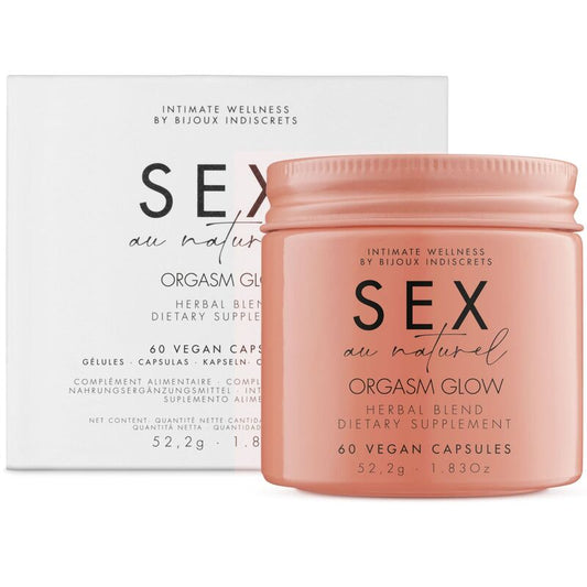 BIJOUX - COMPLÉMENT ALIMENTAIRE ORGASM GLOW 60 CAPSULES - Sensualia