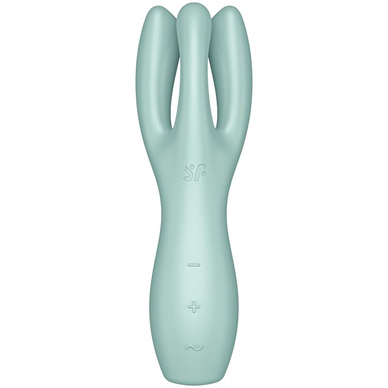 SATISFYER - VIBRATEUR THREESOME 3 ROSE - Sensualia