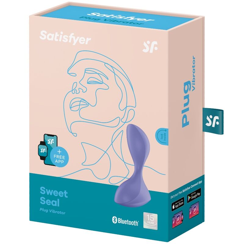 SATISFYER - SWEET SEAL BOUCHON VIBRANT APP VIOLET - Sensualia