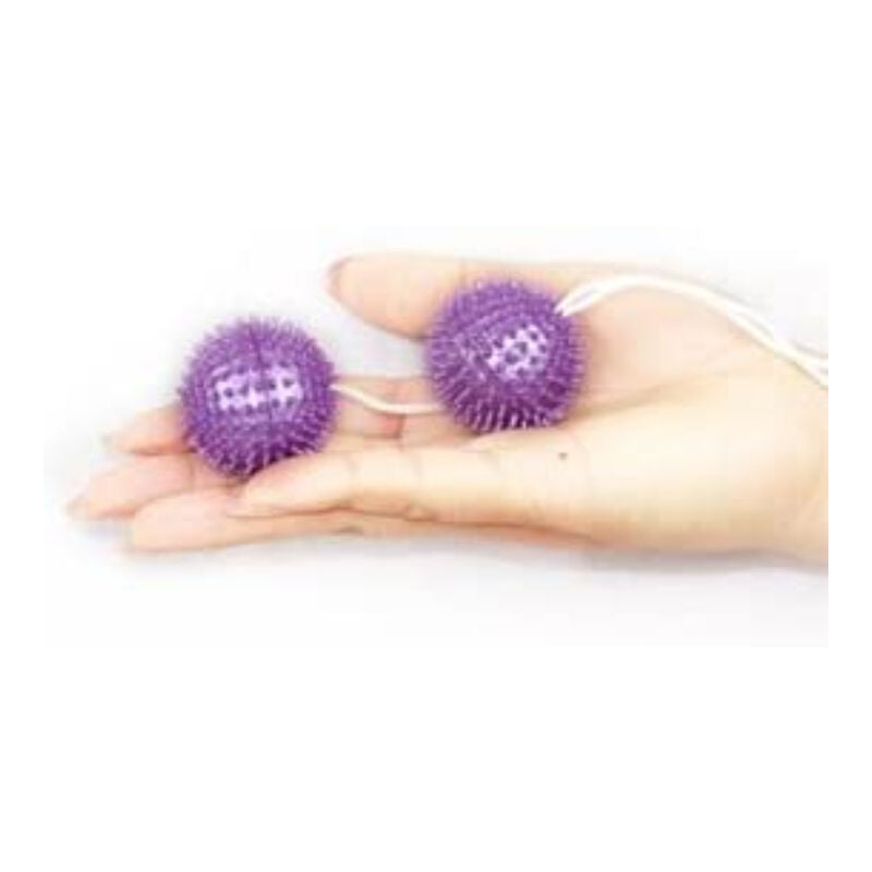 BAILE - BALLES TEXTURÉES VIOLET PROFONDEMENT PLAISIR 3.60 CM - Sensualia