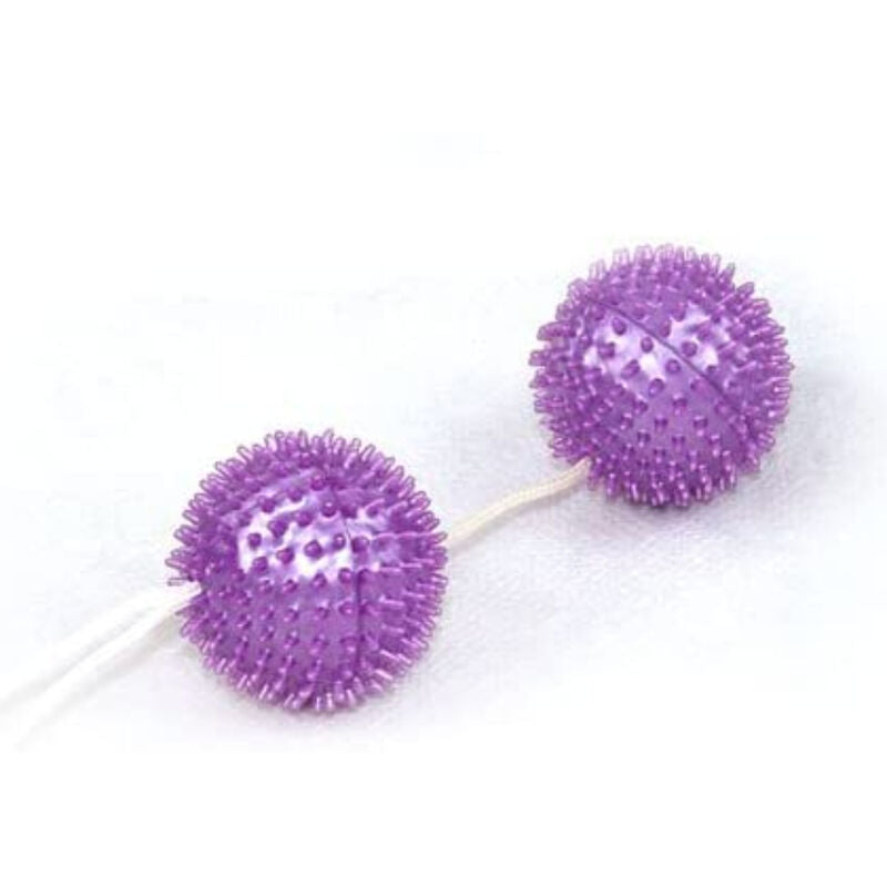BAILE - BALLES TEXTURÉES VIOLET PROFONDEMENT PLAISIR 3.60 CM - Sensualia