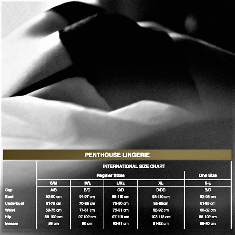 PENTHOUSE - DANGEROUS DARLING STRING NOIR S/M - Sensualia