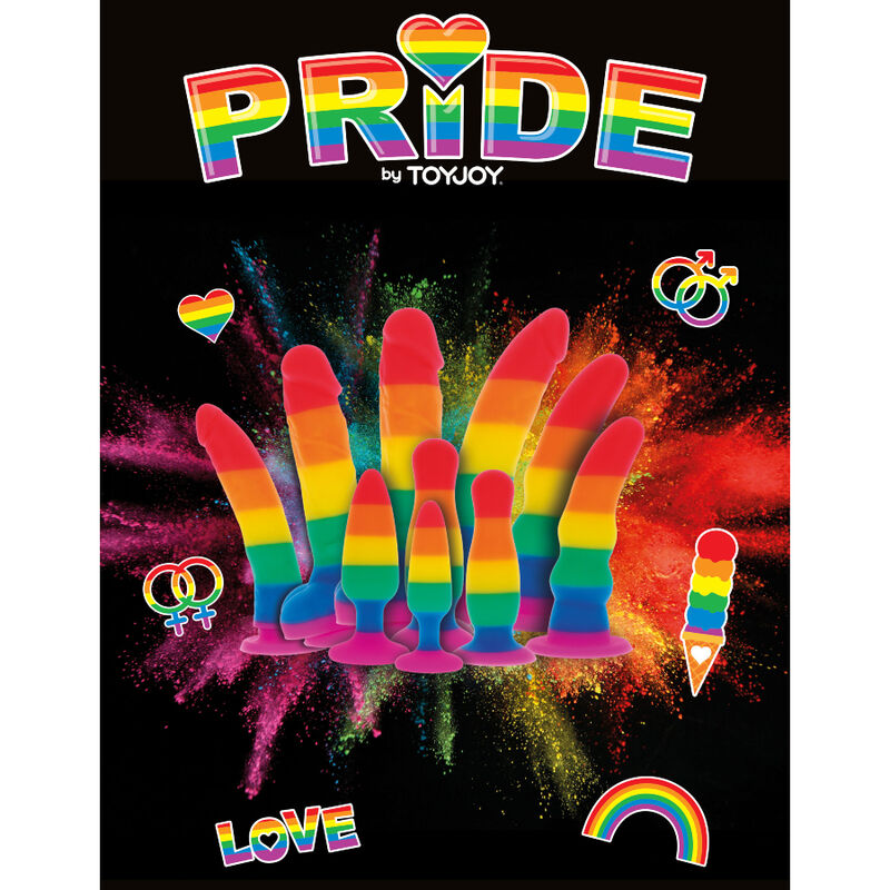 PRIDE - DRAPEAU LGBT PLUG HUNK 10.5 CM - Sensualia