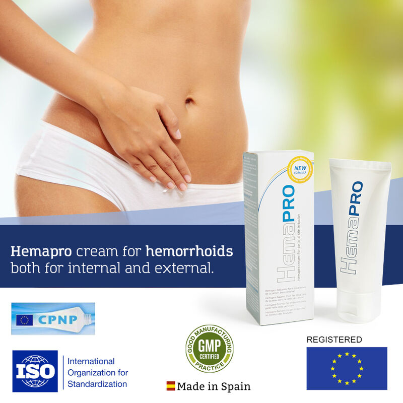 500 COSMETICS - CRÈME HEMAPRO POUR LE TRAITEMENT DES HÉMORRHOÏDES - Sensualia