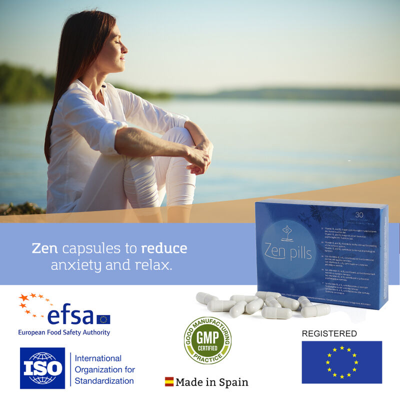 500 COSMETICS - GÉLULES ZEN PILLS POUR RÉDUIRE L'ANXIÉTÉ - Sensualia