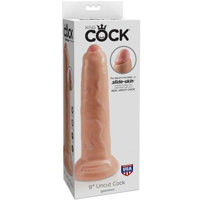 KING COCK - GODE RÉALISTE CHAIR NON COUPÉE 23 CM - Sensualia