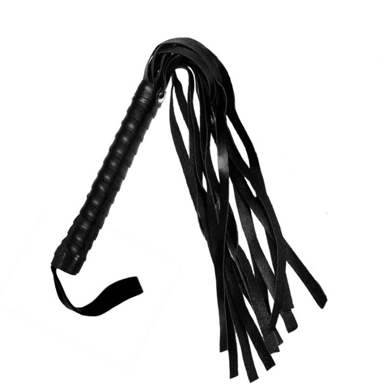SECRETPLAY - FOUET DE BONDAGE NOIR COLLECTION BDSM - Sensualia