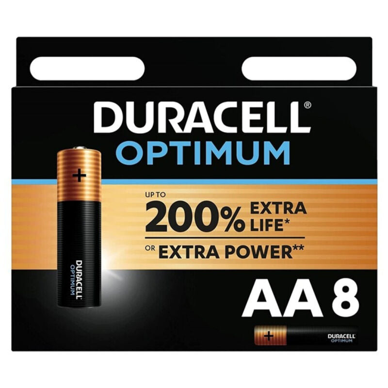 DURACELL - PILE ALCALINE OPTIMUM 200 AA LR6 8 UNIT? - Sensualia