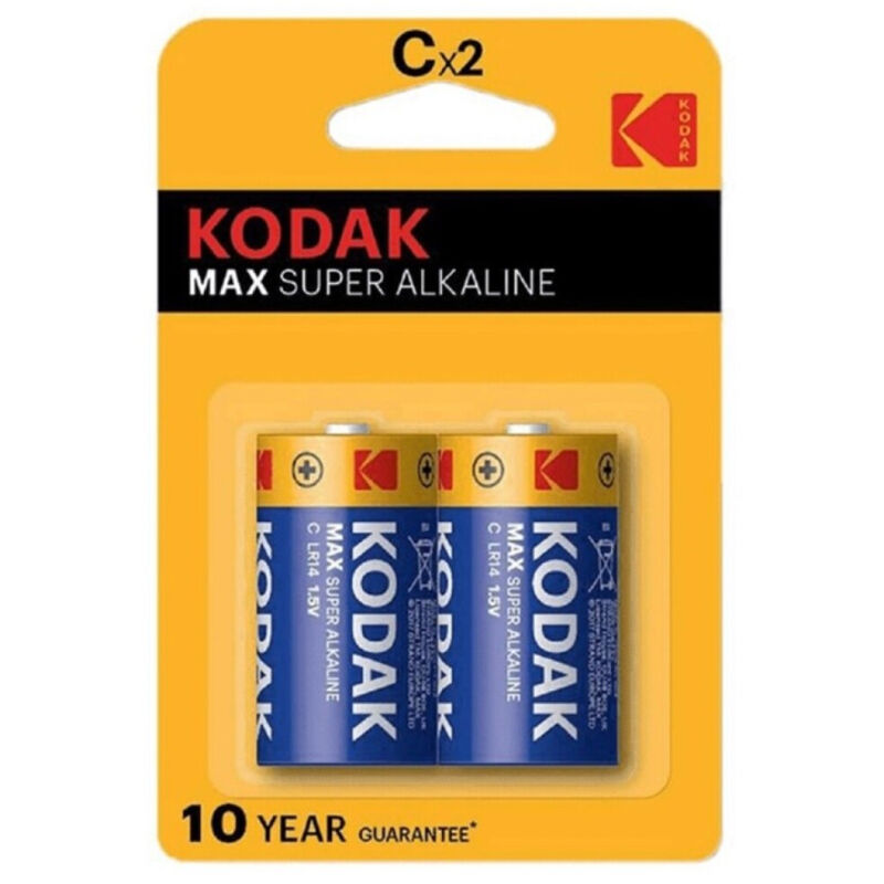 KODAK - PILE ALCALINE MAX C LR14 2 UNITÉ - Sensualia