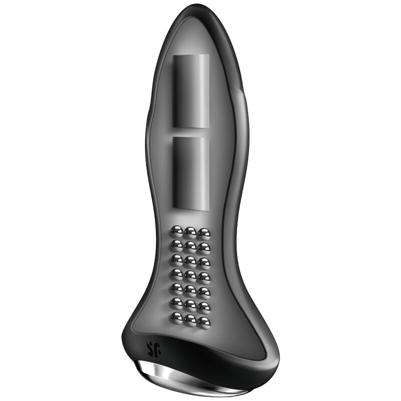 SATISFYER - ROTATOR PLUG 1+ PLUG VIBRADOR APP ROJO - Sensualia