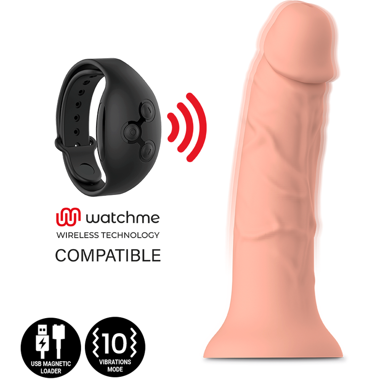 MYTHOLOGY - ASHER ORIGINAL DILDO S - VIBRATEUR COMPATIBLE AVEC LA TECHNOLOGIE SANS FIL WATCHME - Sensualia