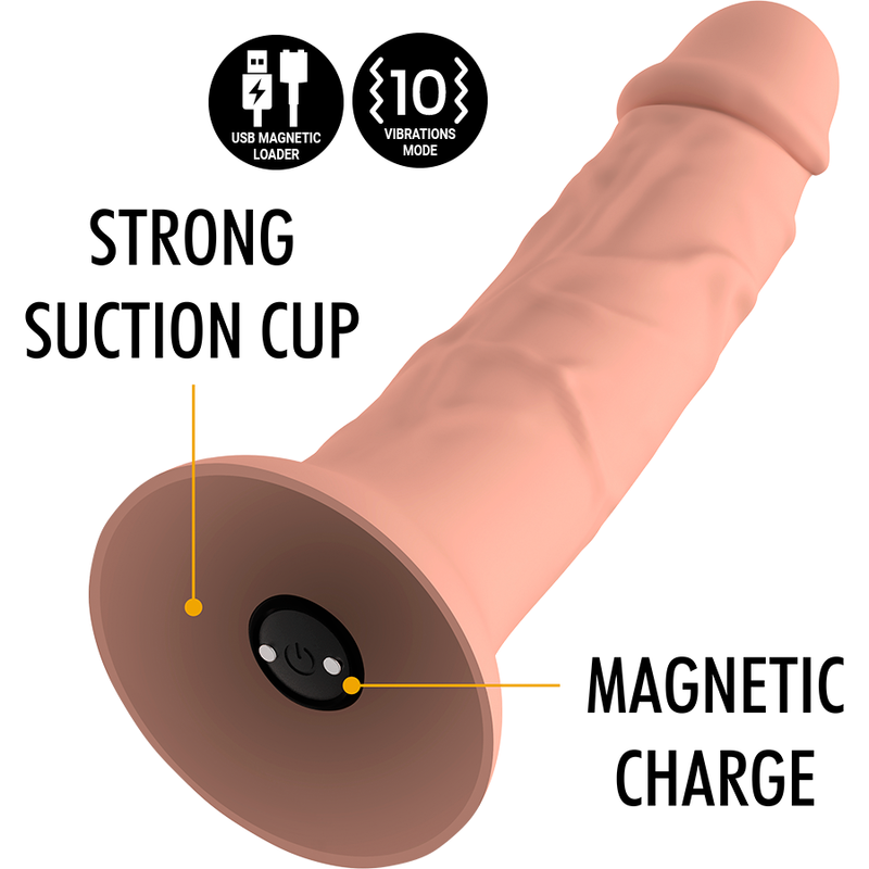 MYTHOLOGY - ASHER ORIGINAL DILDO S - VIBRATEUR COMPATIBLE AVEC LA TECHNOLOGIE SANS FIL WATCHME - Sensualia