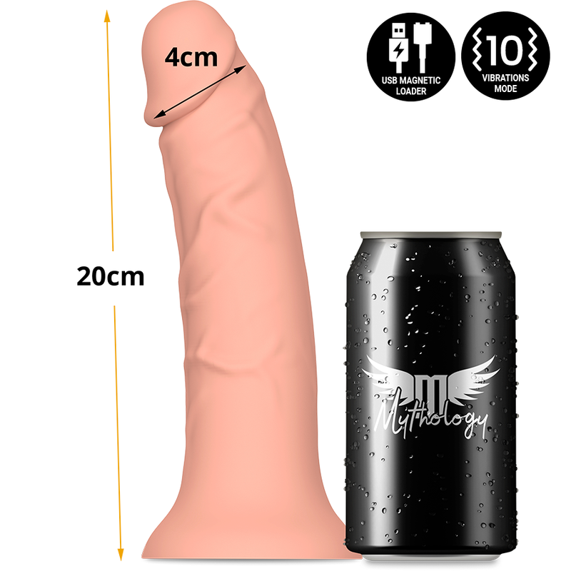 MYTHOLOGY - ASHER ORIGINAL DILDO M - VIBRATEUR COMPATIBLE AVEC LA TECHNOLOGIE SANS FIL WATCHME - Sensualia