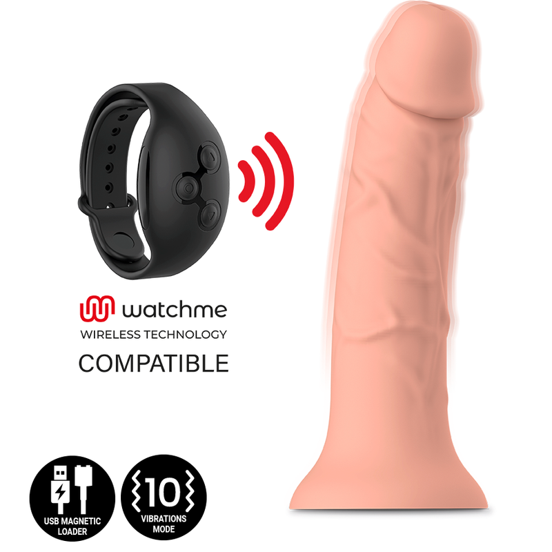 MYTHOLOGY - ASHER ORIGINAL DILDO M - VIBRATEUR COMPATIBLE AVEC LA TECHNOLOGIE SANS FIL WATCHME - Sensualia