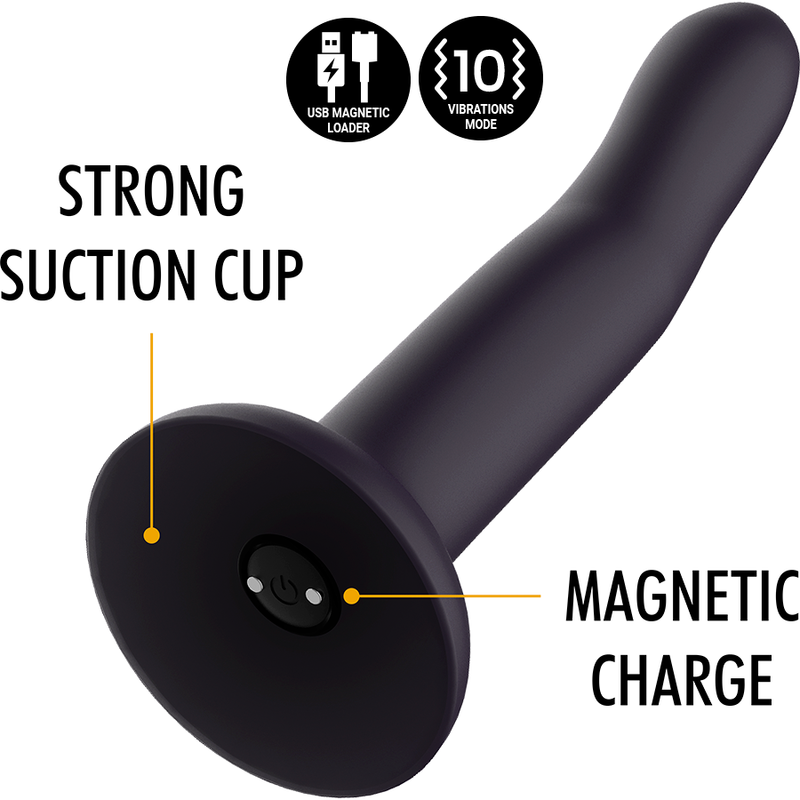 MYTHOLOGY - DUMAN MYSTIC DILDO M - VIBRATEUR COMPATIBLE AVEC LA TECHNOLOGIE SANS FIL WATCHME - Sensualia