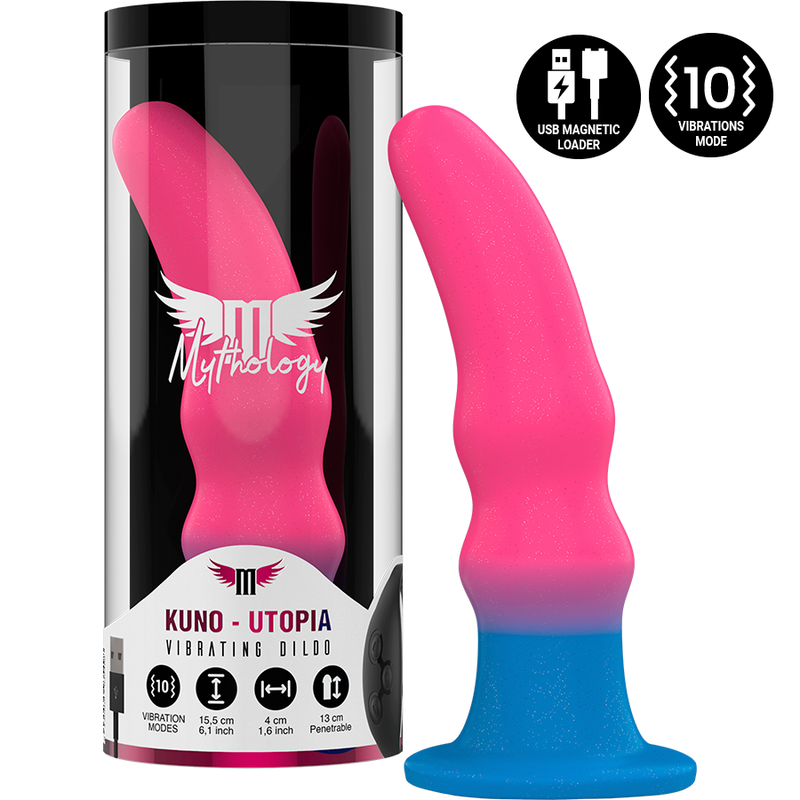 MYTHOLOGY - KUNO UTOPIA DILDO M - VIBRATEUR COMPATIBLE AVEC LA TECHNOLOGIE SANS FIL WATCHME - Sensualia