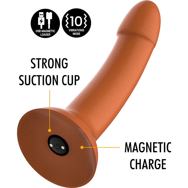 MYTHOLOGY - RUNE ROYAL DILDO M - VIBRATEUR WATCHME TECHNOLOGIE SANS FIL COMPATIBLE - Sensualia
