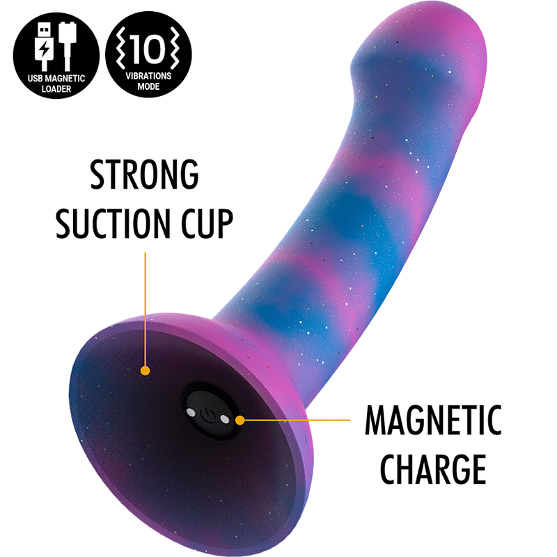 MYTHOLOGY - DION GALACTIC DILDO M - VIBRATEUR WATCHME TECHNOLOGIE SANS FIL COMPATIBLE - Sensualia