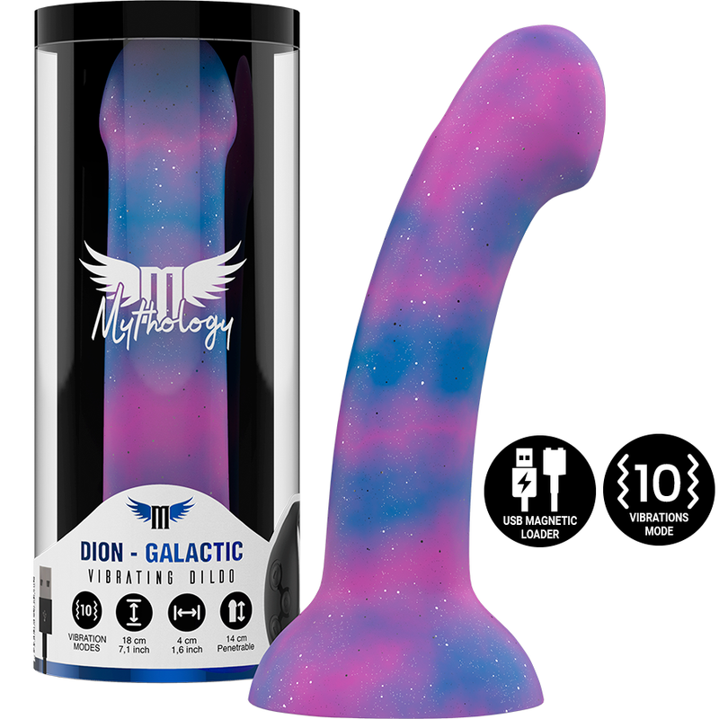MYTHOLOGY - DION GALACTIC DILDO M - VIBRATEUR WATCHME TECHNOLOGIE SANS FIL COMPATIBLE - Sensualia