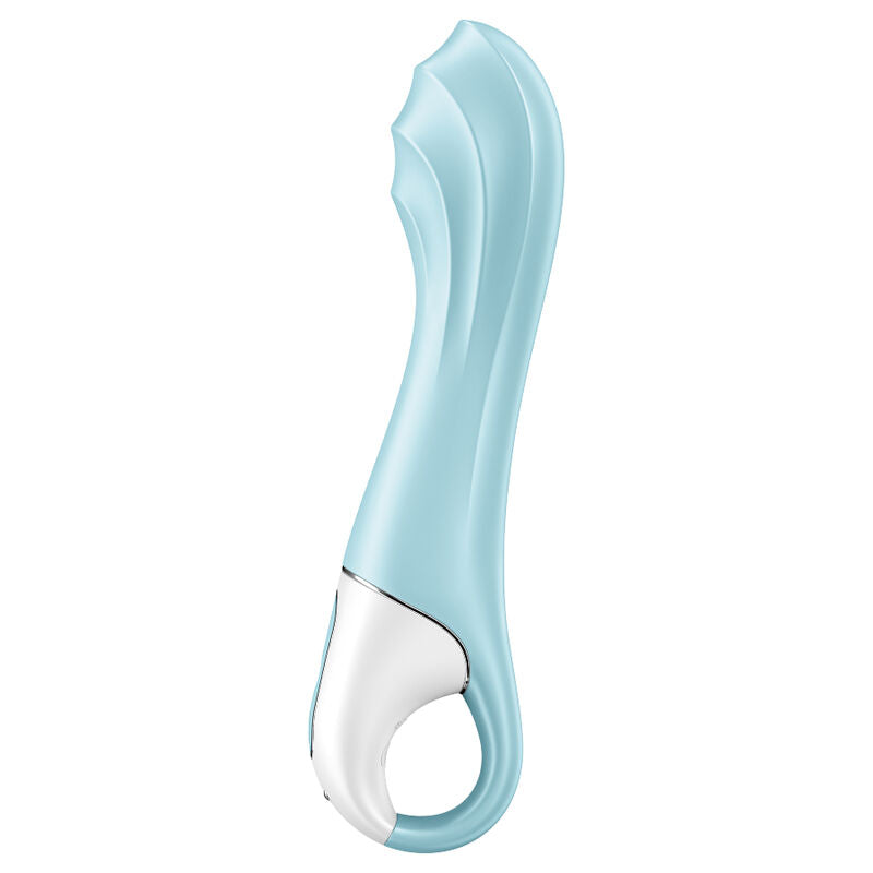 SATISFYER - AIR PUMP VIBRATOR 5+ APP GONFLABLE G-SPOT VIBRATOR BLEU - Sensualia